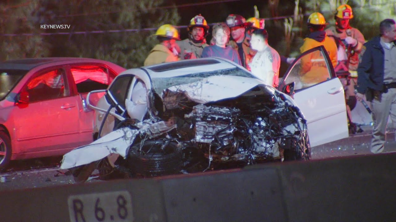 Wrong-Way Driver Causes Multi-Vehicle Crash on 101 Freeway in Hollywood