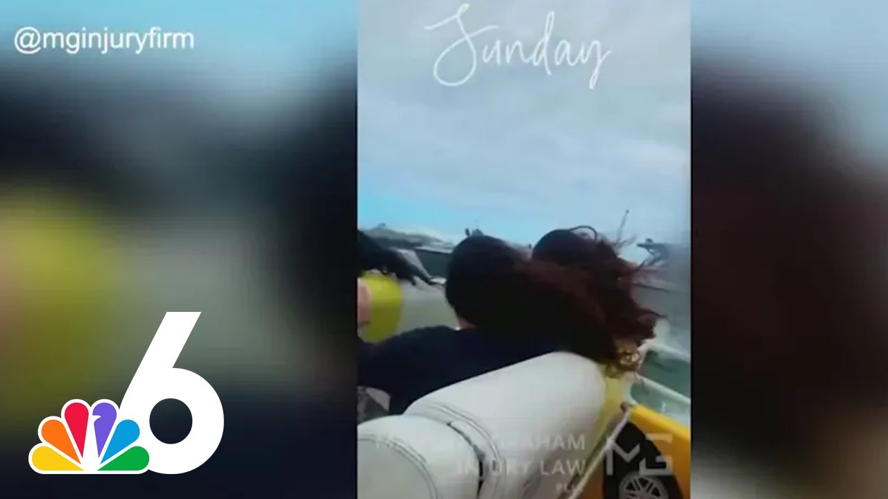 New video shows moment tour boats crashed near PortMiami, injuring 13 people