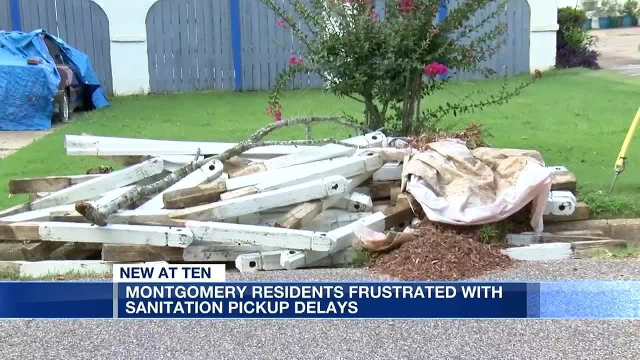 Montgomery residents frustrated with trash pickup delays