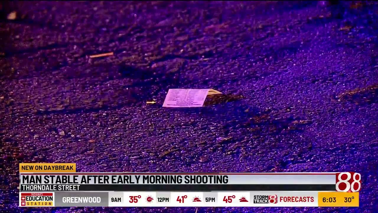 IMPD: Man stable after early morning Indianapolis shooting