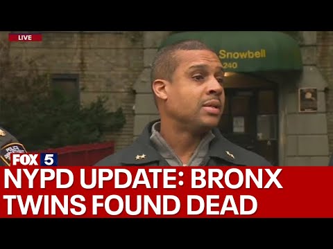 NYPD gives update after Bronx twins found dead