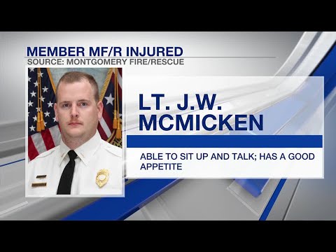 Injured Montgomery Fire/Rescue employee is recovering