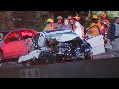 Wrong-Way Driver Causes Multi-Vehicle Crash on 101 Freeway in Hollywood