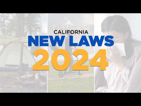 New California laws taking effect in 2024