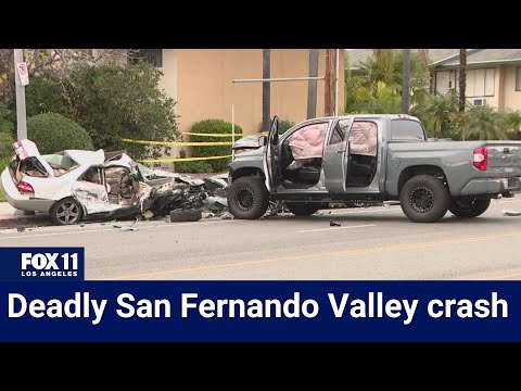Close call for mom and daughter in deadly Valley Glen crash