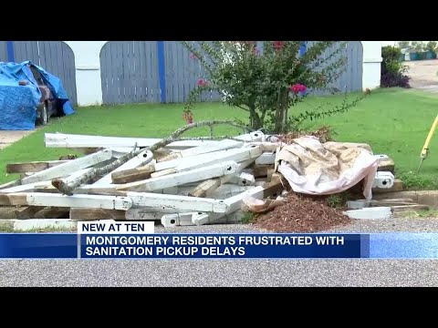 Montgomery residents frustrated with trash pickup delays