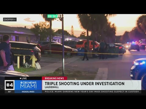 Triple shooting under investigation in Miami Gardens