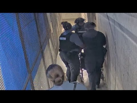 Kansas City jail officers seen on video hitting city detainee