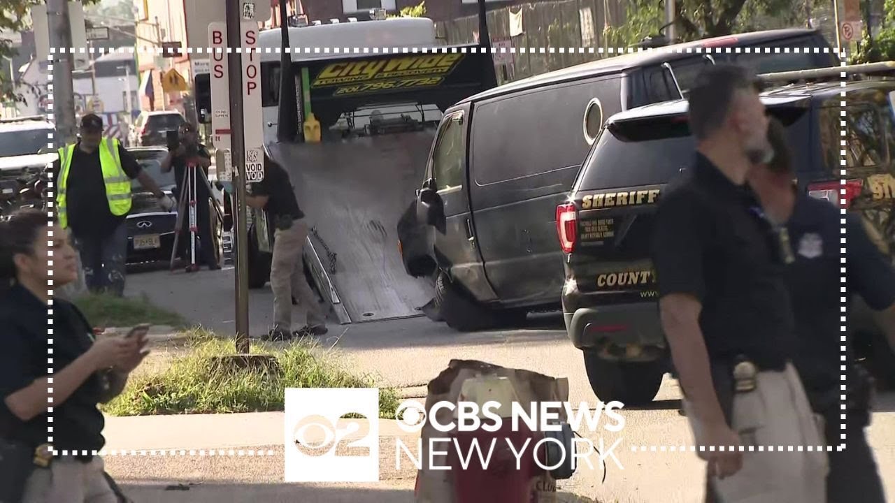 Police: Pedestrian killed after van jumps curb in Paterson