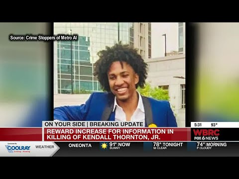 Reward increase for information in killing of Kendall Thornton, Jr.