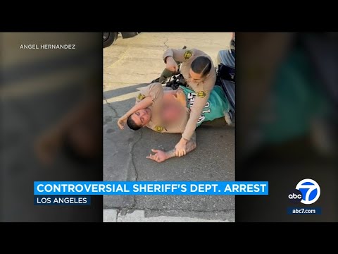 Video shows LA County deputies placing amputee in chokehold, punching him in face