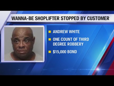 Wanna-be shoplifter stopped by customer, arrested, DPD