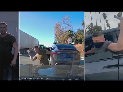 Tesla driver seen in road-rage attacks serving 5-year prison term