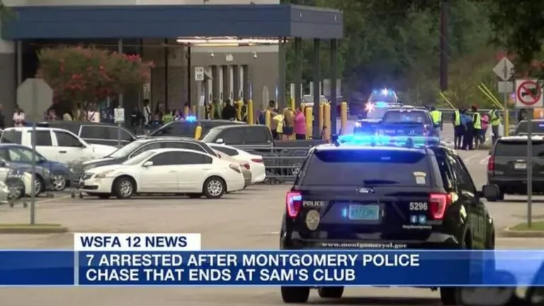 7 arrested, charges pending after Montgomery police chase