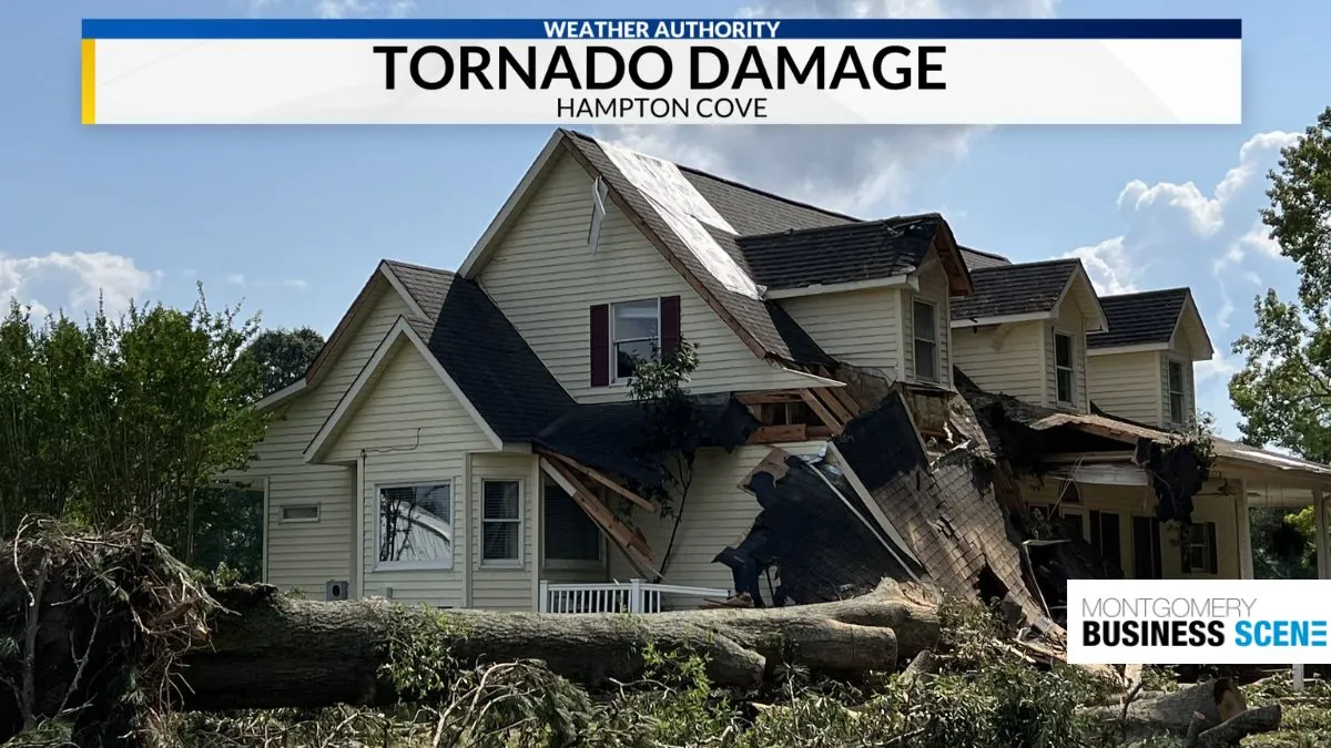 EF-1 Tornado Confirmed in Hampton Cove Friday night