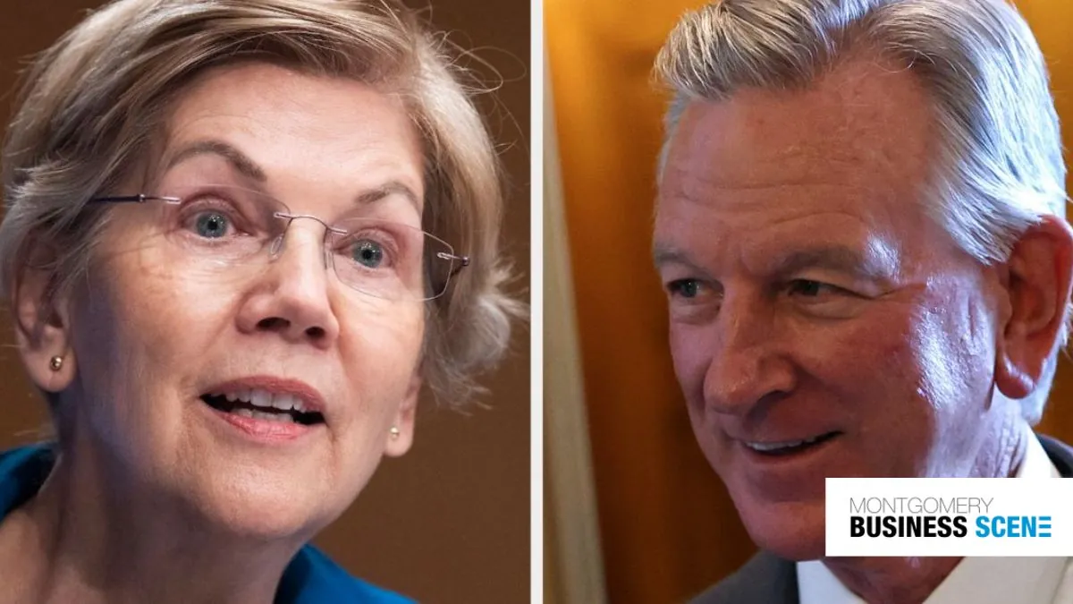 Elizabeth Warren Criticizes Tommy Tuberville for Normalizing White Nationalism