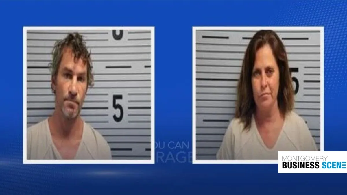 Jackson County couple arrested after man runs around naked waving gun while drunk