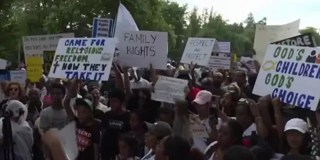 Montgomery County Public Schools parents rallied Tuesday to protest against the district's removal of the 'opt-out' policy.