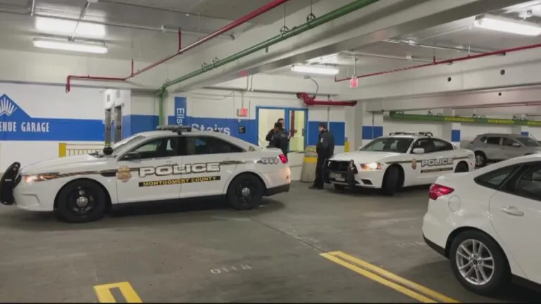 Police investigating gunfire As find man dead in Silver Spring parking garage
