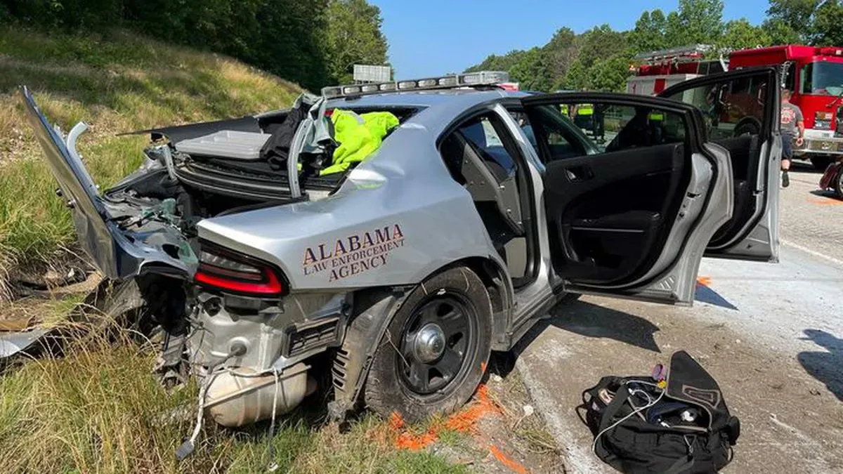 Alabama State Troopers Respond to Two Single Vehicle Wrecks on Friday