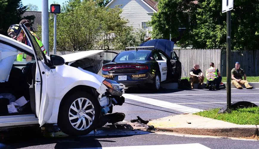 Deputy was involved in a two-car accident