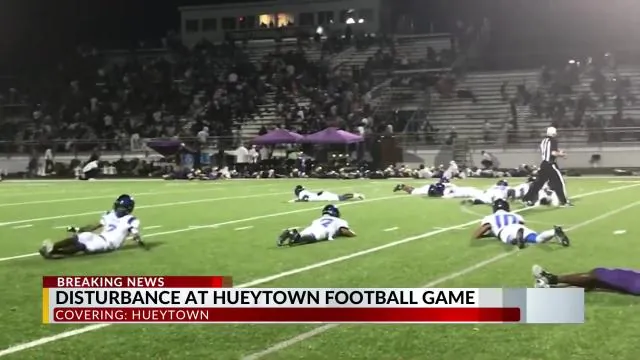Hueytown High School football game paused due to disturbance