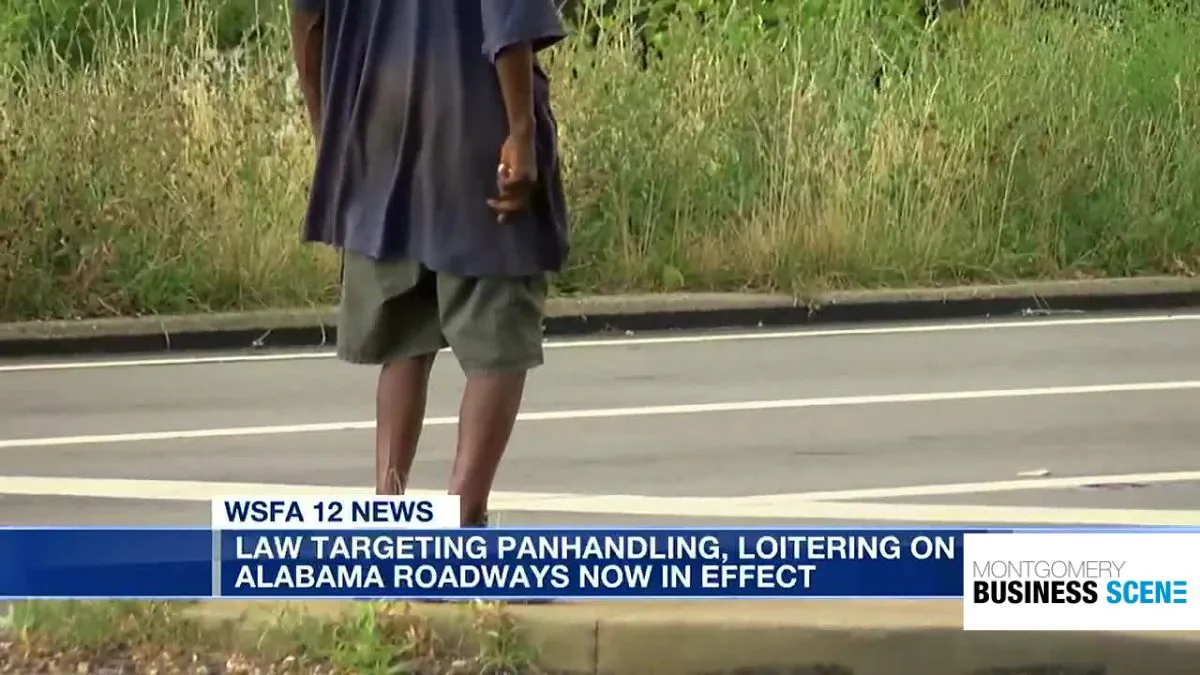 Law targeting panhandling, loitering on Alabama roads now in effect