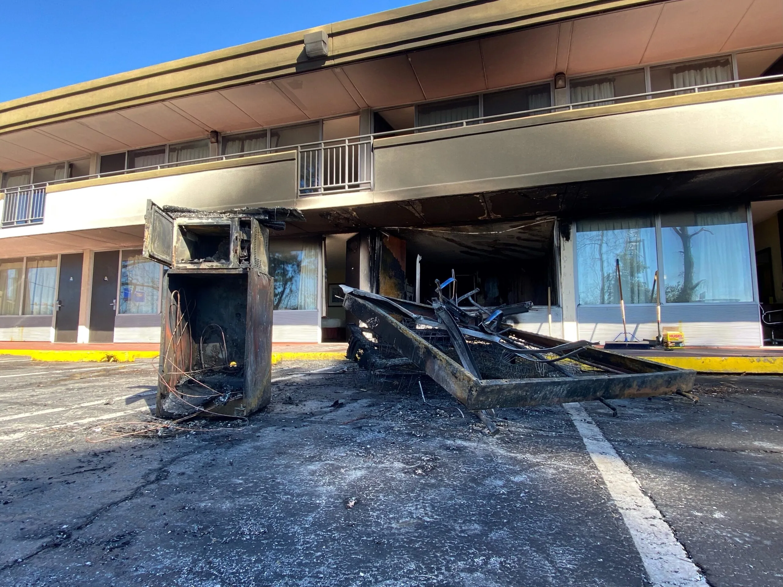 Overnight Fire Destroys Hotel in Montgomery; Two People Successfully Rescued