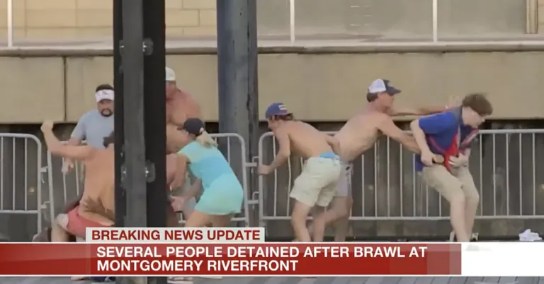 Several people detained after fight breaks out at Montgomery’s Riverfront Park in Alabama