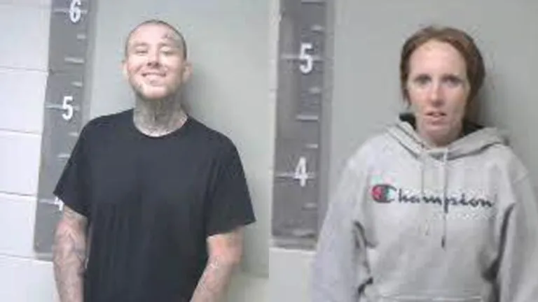 Two people have been charged after a gunshot investigation in Marshall County led to a manhunt