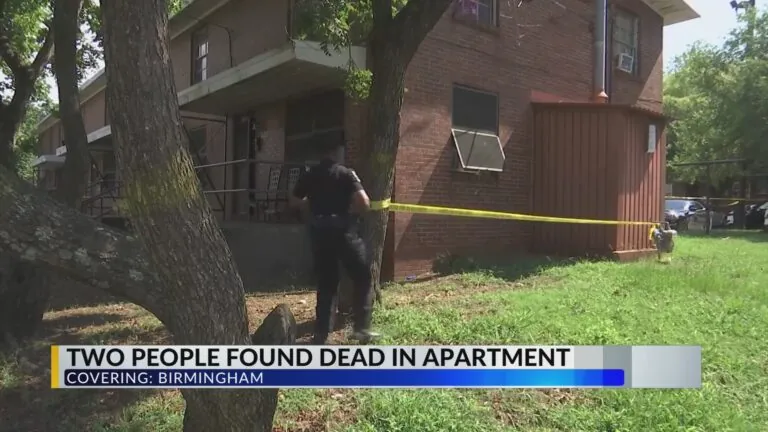 Two people were discovered dead inside a Birmingham apartment