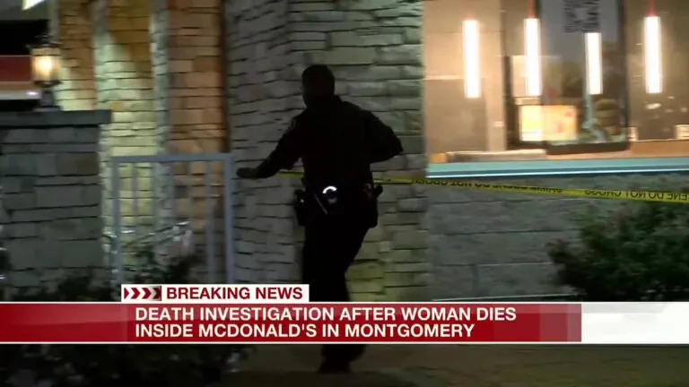 Woman found dead at Montgomery McDonald’s