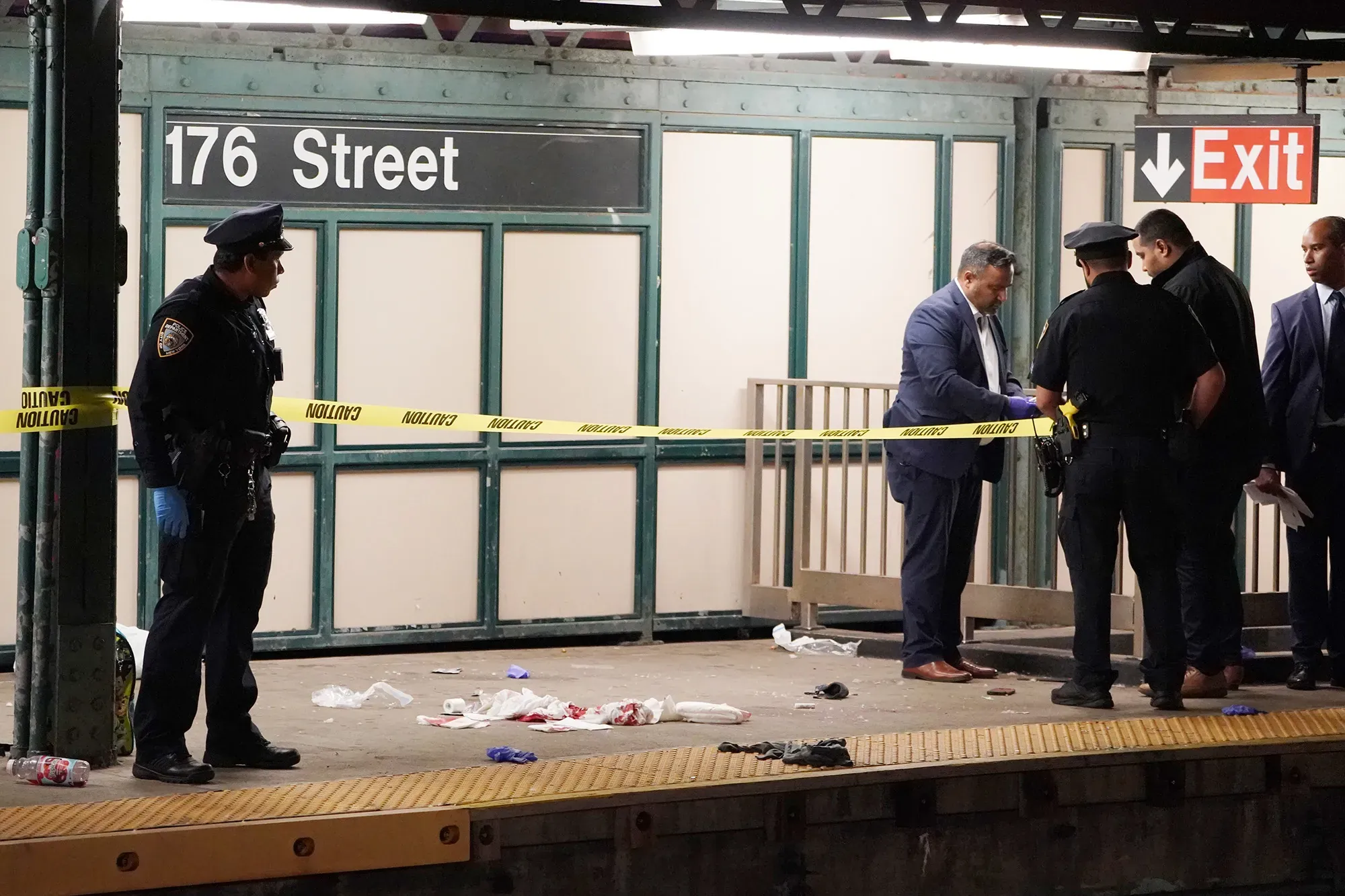 A victim was brutally stabbed on a Bronx subway station in New York City