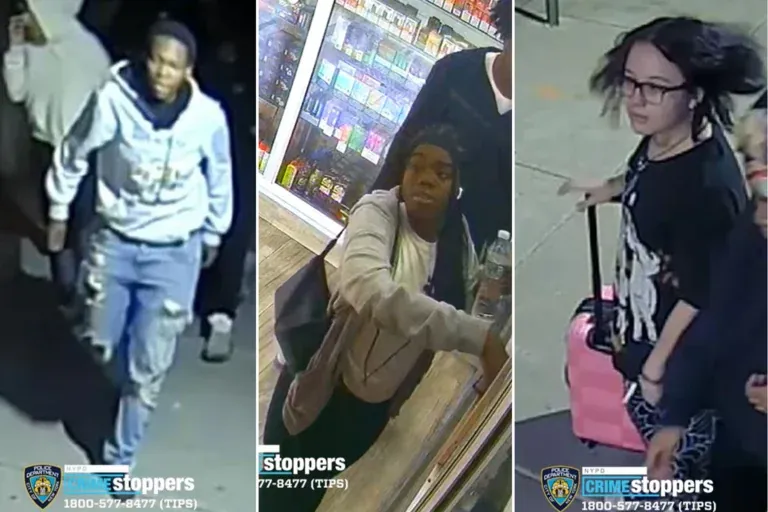 Couple leaving NYC bar mugged by gang of 12 young crooks - cops