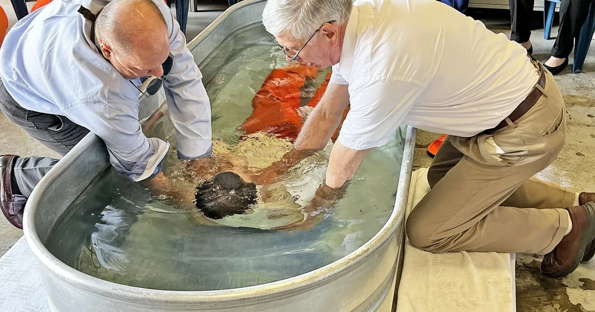 Miraculous 28 baptisms at Butler County jail