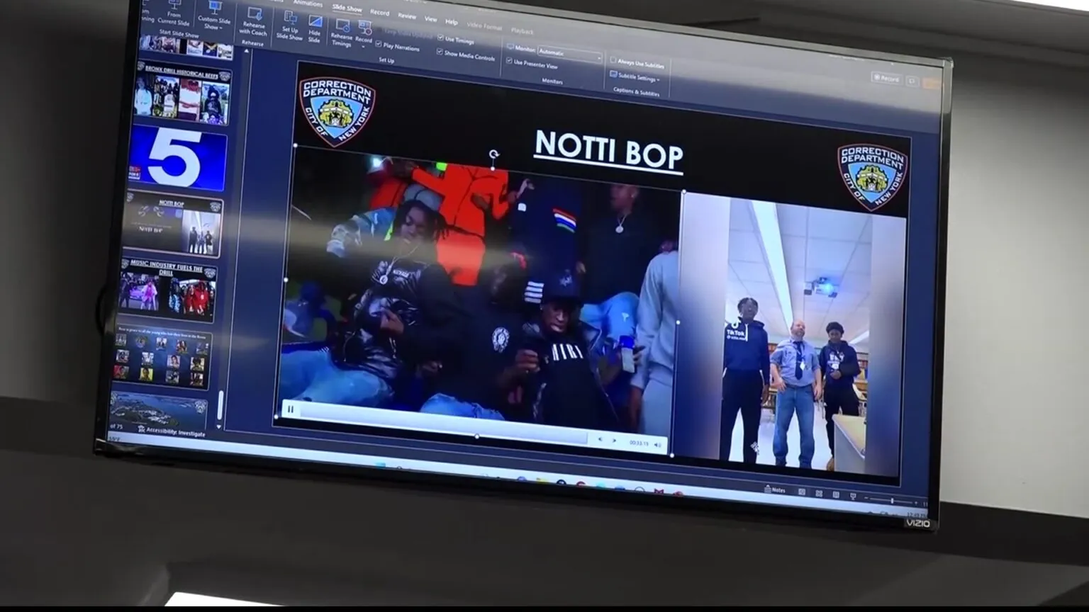 NYC Department of Corrections and NYPD are educating parents on gang