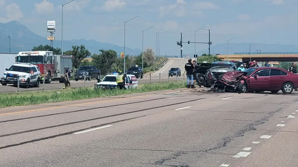 One seriously hurt after crash in northeast Colorado Springs