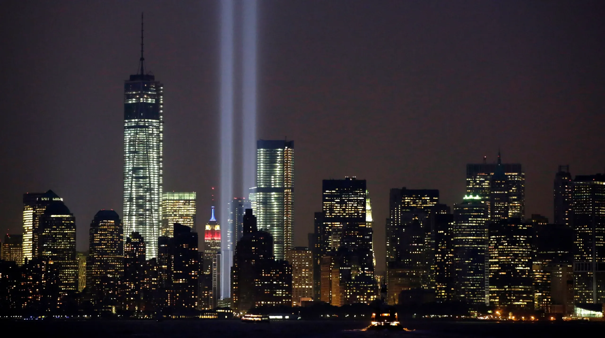 Tribute In Light beams through the sky ahead of September 11