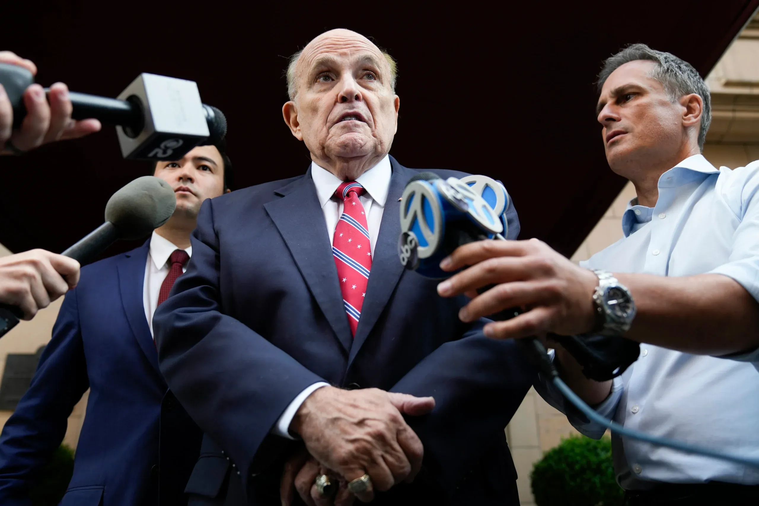 Trump hosts a $100,000-per-person fundraiser to help Giuliani pay legal bills