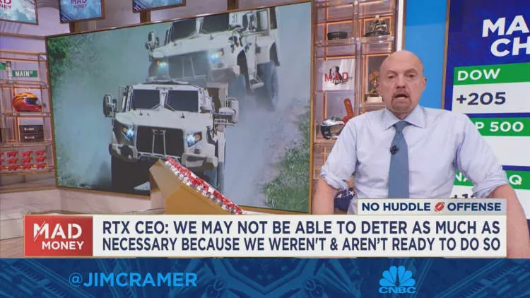 Cramer says to invest in defense companies as the U.S. looks to rebuild weapons stockpile