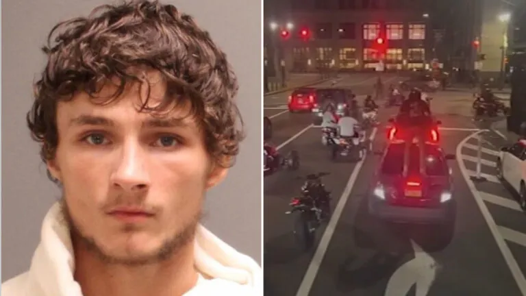 Motorcyclist Charged After Attacking Car with Kids Inside near City Hall