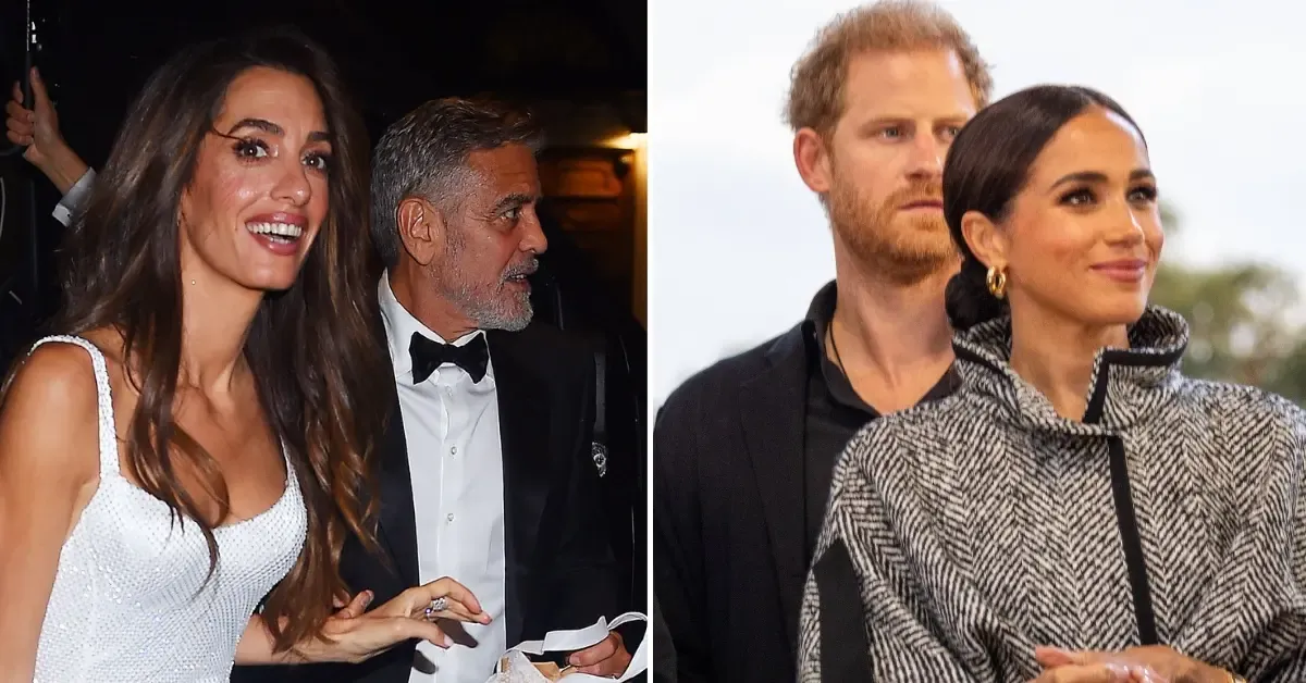 Royal Renegades Prince Harry and Meghan Markle 'Humiliated' After Being Snubbed by Ex-Pals George and Amal Clooney: Report
