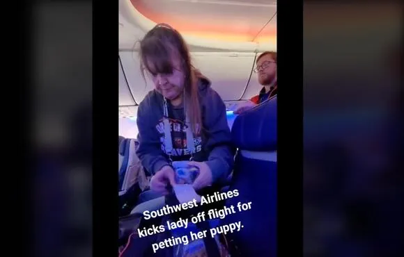 Southwest Kicks Woman Off of Flight for Petting Her Dog