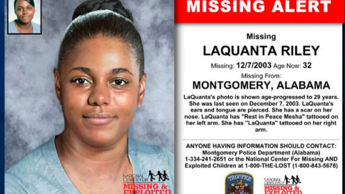 $15K Reward for Information on Abducted Alabama Girl, LaQuanta Riley