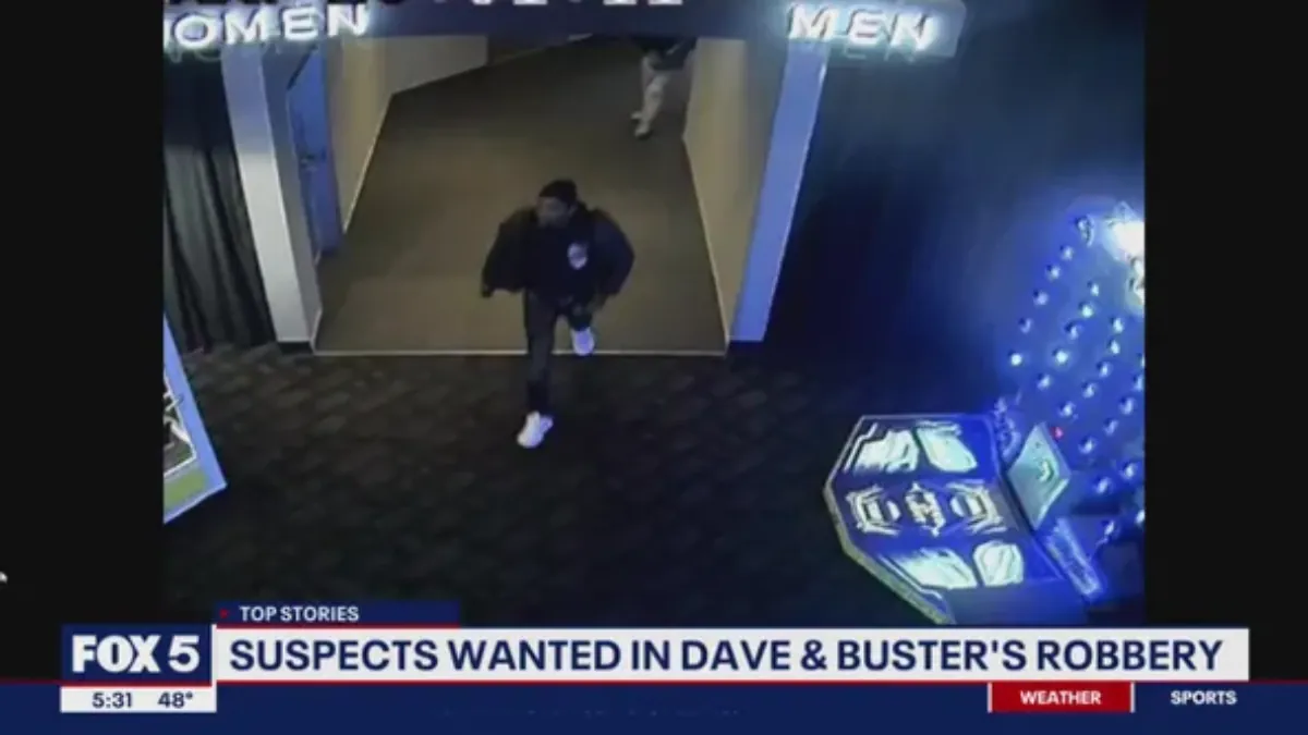 3 male suspects wanted after assaulting and robbing victims in Dave & Buster's restroom