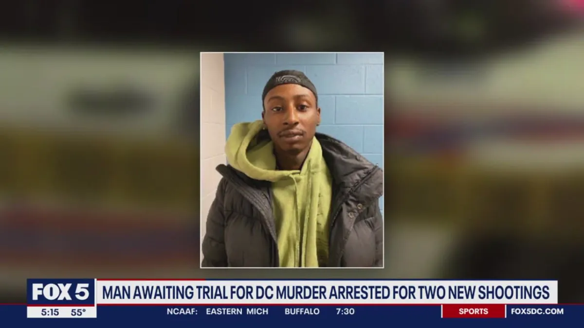 DC Murder Suspect Faces New Charges for Shootings in Prince George's County