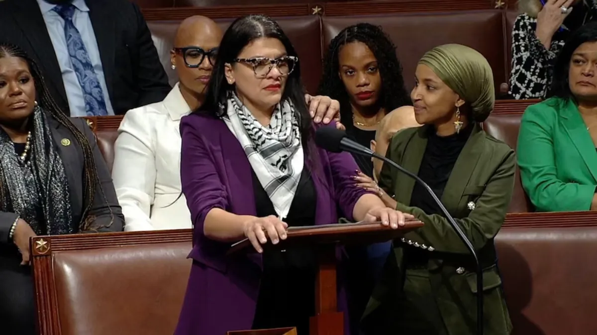 House censures Rep. Rashida Tlaib over Israel remarks