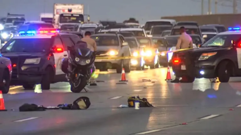 Los Angeles man, 34, identified as the pedestrian killed by CHP officer on freeway