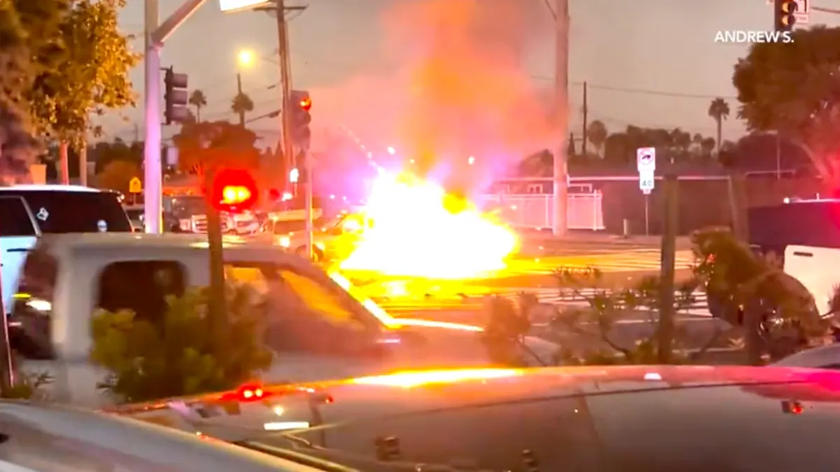 Man takes own life after fiery pursuit crash in Orange County