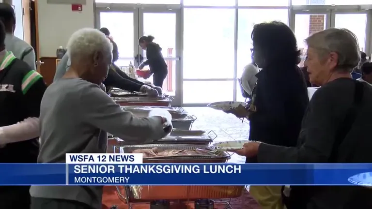 Senior Thanksgiving lunch in Montgomery